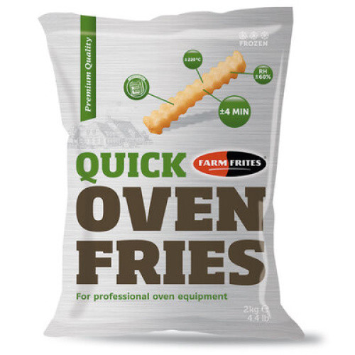 Pommes Frites Quick Oven Crinkle 10mm vorfrittiert TK 2kg Pommes Frites Quick Oven Crinkle 10mm vorfrittiert TK 2kg