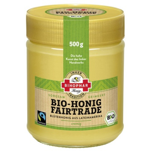 Bio Fairtrade Blütenhonig cremig 500g Bio Fairtrade Blütenhonig cremig 500g