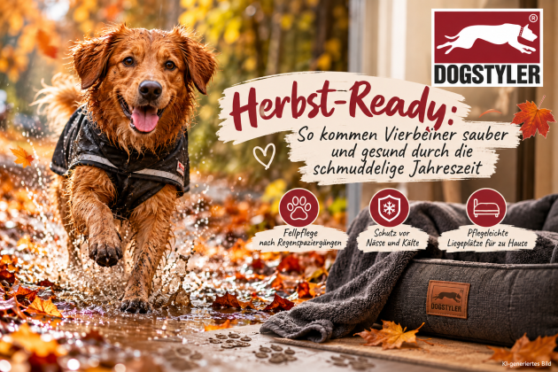 Matschige Pfoten, nasses Fell und Schmuddelwetter?