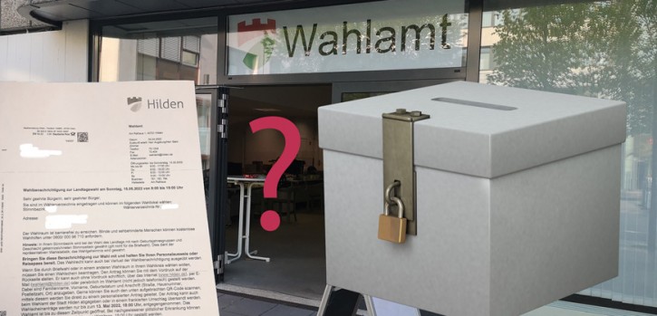 Praktischer Bürgerservice wird in Wahlbenachrichtigung ausgespart – warum? 