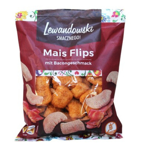Maxi Maisflips mit Bacongeschmack 70g Maxi Maisflips mit Bacongeschmack 70g
