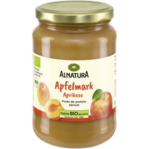 Bio Apfelmark mit Aprikose 100% Frucht 360g Bio Apfelmark mit Aprikose 100% Frucht 360g