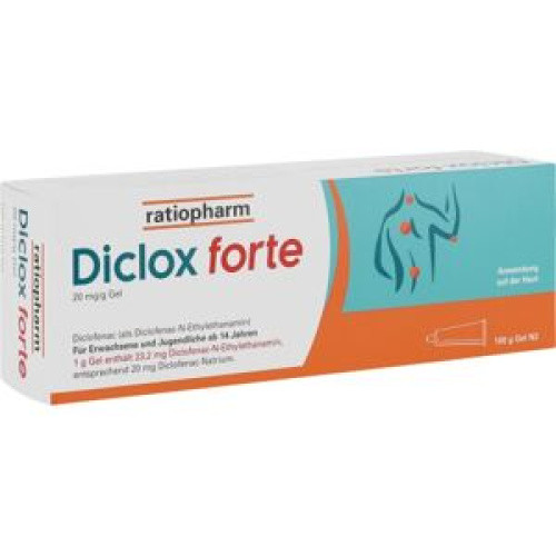 Diclox forte 20 mg/g Gel Diclox forte 20 mg/g Gel