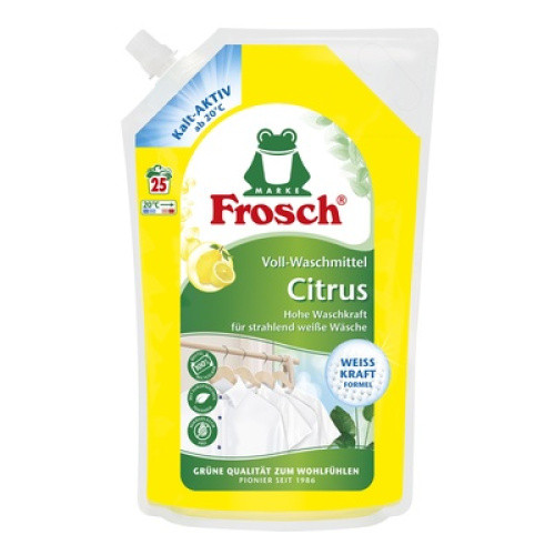 Frosch Citrus Voll-Waschmittel 25WL (1,8l) Frosch Citrus Voll-Waschmittel 25WL (1,8l)