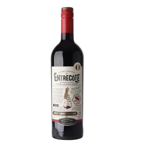 Entrecote Merlot Cabernet Sauvignon Cuvée rot 0,75l Entrecote Merlot Cabernet Sauvignon Cuvée rot 0,75l