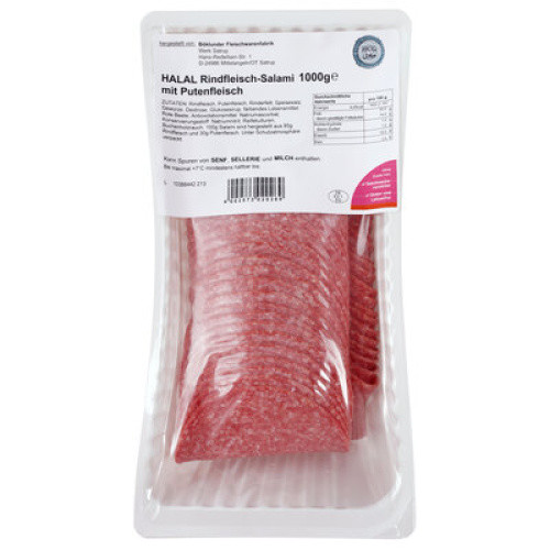 Rindersalami mit Putenfleisch frisch 1kg Rindersalami mit Putenfleisch frisch 1kg