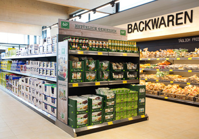 Aldi Hilden jetzt auch mit Kopfregal und Bio-Sortiment