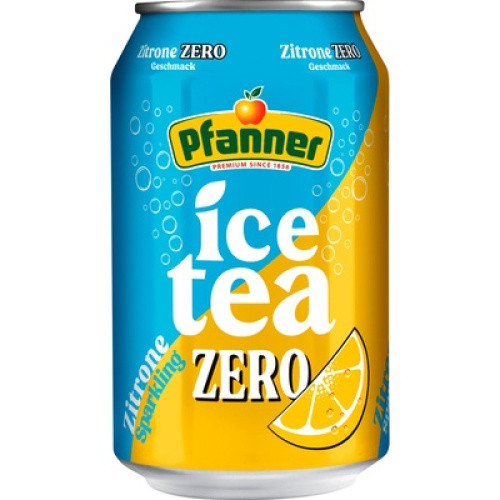 Pfanner IceTea Sparkling Zitrone zero 0,33l Pfanner IceTea Sparkling Zitrone zero 0,33l