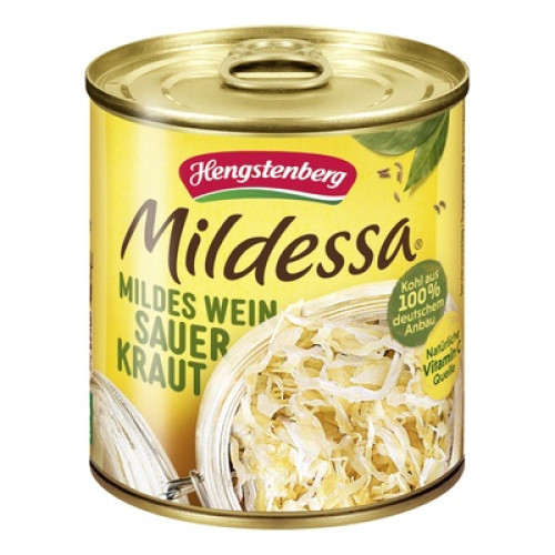 Hengstenberg Mildessa Sauerkraut 314ml Hengstenberg Mildessa Sauerkraut 314ml