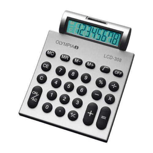Olympia Taschenrechner LCD 308 1St Olympia Taschenrechner LCD 308 1St