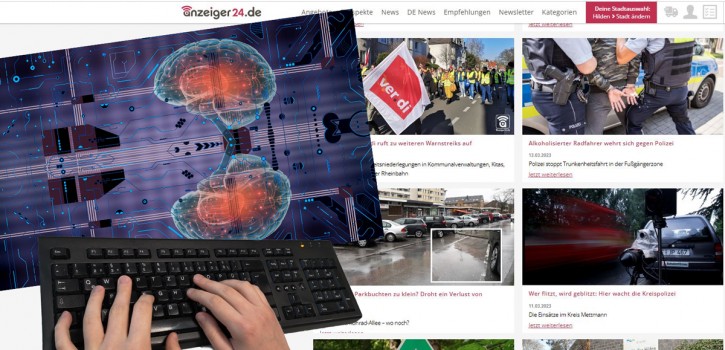 Bei anzeiger24.de ist noch alles echt und selbstgeschrieben – von Menschen