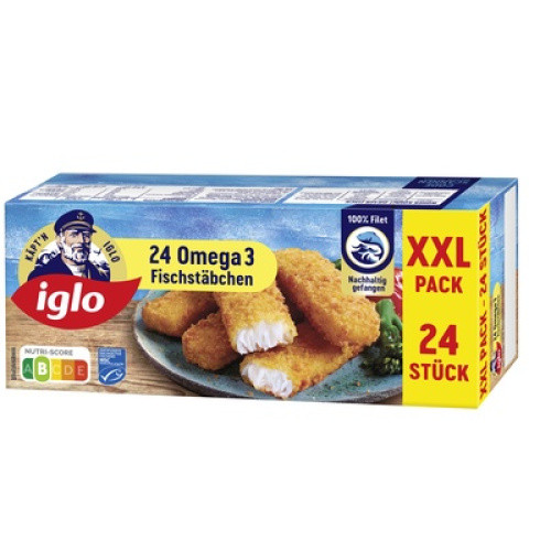 MSC Omega 3 Fischstäbchen XXL TK 720g MSC Omega 3 Fischstäbchen XXL TK 720g