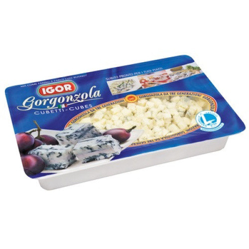 Gorgonzola DOP DOLCE Würfel 48% frisch 500g Gorgonzola DOP DOLCE Würfel 48% frisch 500g