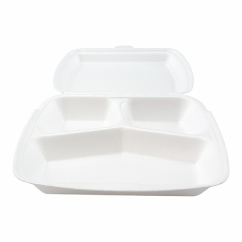 Menübox HP4 3-geteilt 24x20x8cm unlaminiert weiß 125St Menübox HP4 3-geteilt 24x20x8cm unlaminiert weiß 125St