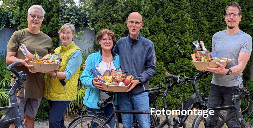 Diesmal „nur“ Platz 16 – aber wir hatten Spaß – Ein Speisekorb für die meisten Kilometer Diesmal „nur“ Platz 16 – aber wir hatten Spaß – Ein Speisekorb für die meisten Kilometer