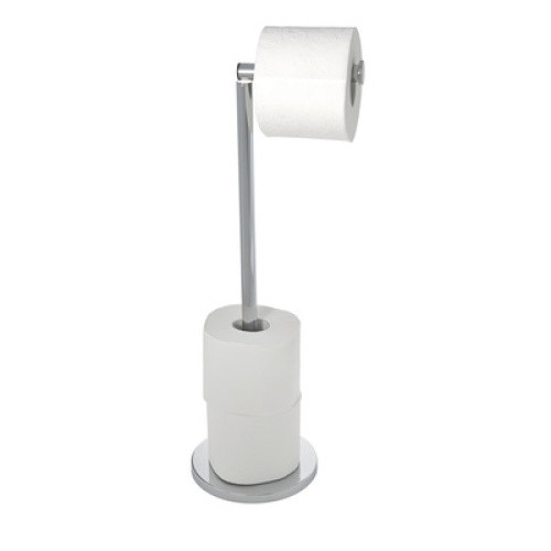 Stand Toilettenpapierhalter 2 in 1 Edelstahl 1St Stand Toilettenpapierhalter 2 in 1 Edelstahl 1St