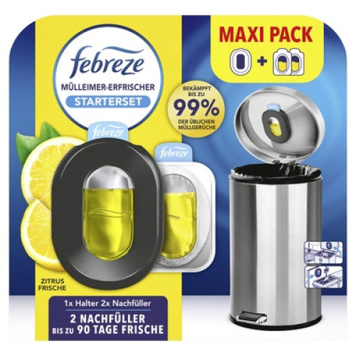 Febreze Mülleimer-Erfrischer Starterset Zitrusfrische 1St Febreze Mülleimer-Erfrischer Starterset Zitrusfrische 1St