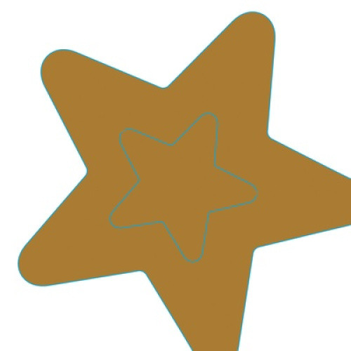 Servietten Silhouettes ´Golden Star´ 33x33cm 12St Servietten Silhouettes ´Golden Star´ 33x33cm 12St