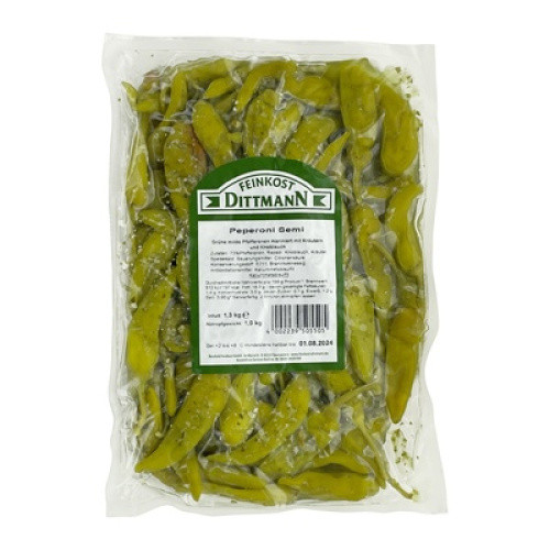 Peperoncini Semi 1,3kg (Abtropfgewicht 1kg) Peperoncini Semi 1,3kg (Abtropfgewicht 1kg)