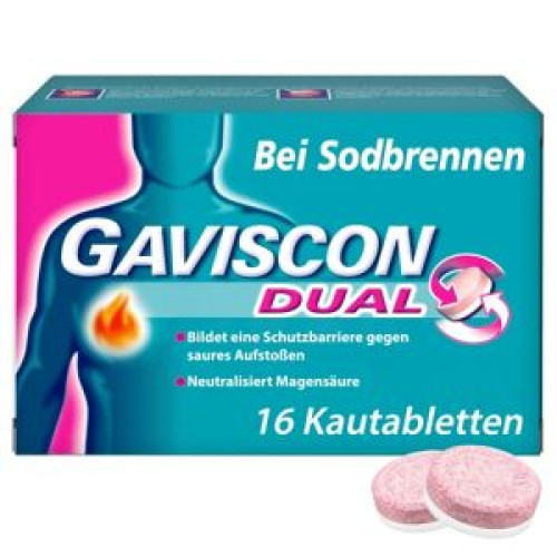 Gaviscon Dual 250mg/106.5mg/187.5mg Gaviscon Dual 250mg/106.5mg/187.5mg