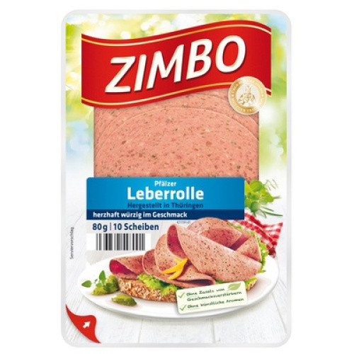 Pfälzer Leberrolle frisch 80 g Pfälzer Leberrolle frisch 80 g