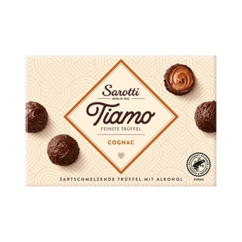 Stollwerck Sarotti Tiamo Cognac-Sahne 125g Stollwerck Sarotti Tiamo Cognac-Sahne 125g