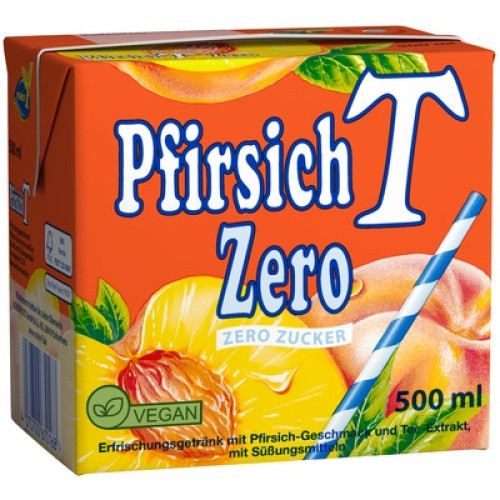 Pfirsichtee zero 0,5l Pfirsichtee zero 0,5l