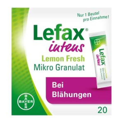 Lefax intens Lemon Fresh Mikro Granulat 250mg Sim. Lefax intens Lemon Fresh Mikro Granulat 250mg Sim.