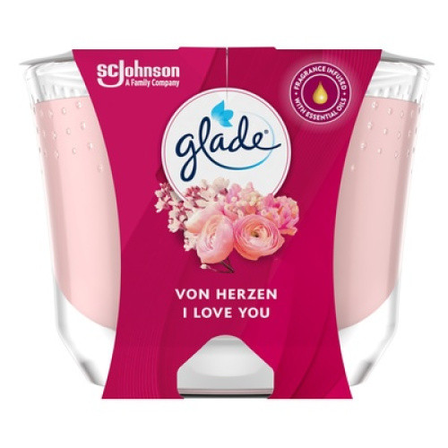 Glade Premium Duftkerze I Love You 1ST Glade Premium Duftkerze I Love You 1ST
