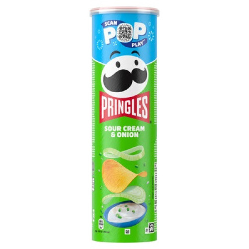 Pringles Sour Cream & Onion 185g Pringles Sour Cream & Onion 185g