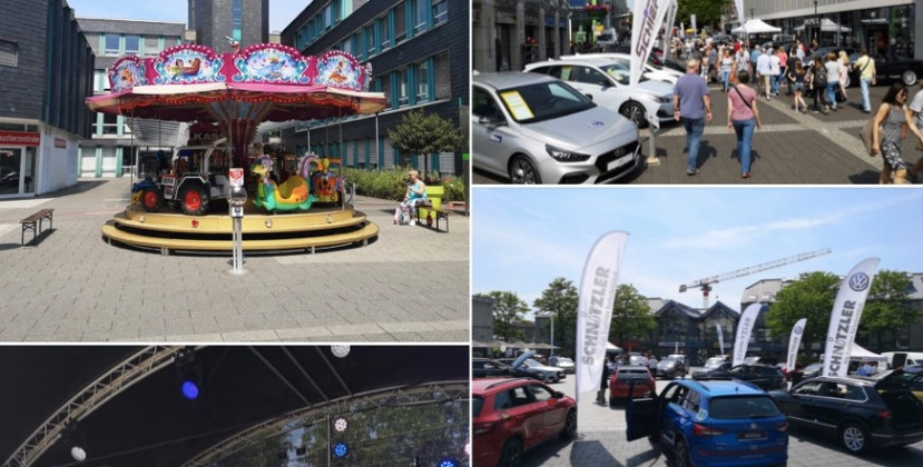 Sommerfest mit Bühne, Ständen, Autoschau, verkaufsoffenen Sonntag ...