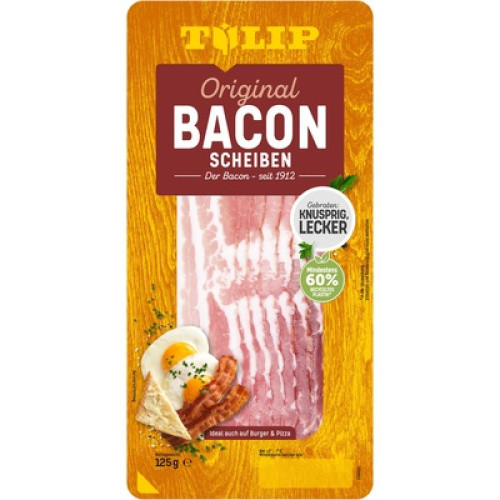 Bacon Klassik mild geräuchert frisch 125g Bacon Klassik mild geräuchert frisch 125g