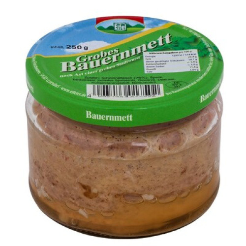 Eifeler Fleischwaren Grobes Bauermett 250g Eifeler Fleischwaren Grobes Bauermett 250g