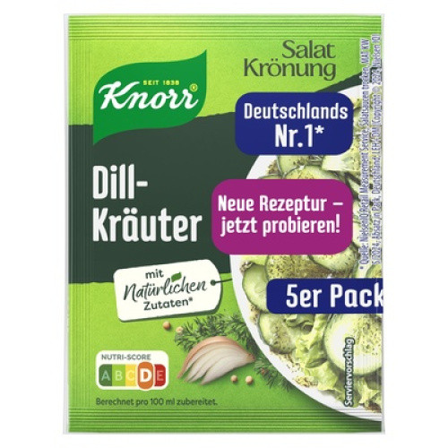 Knorr Salatkrönung Dill Kräuter 5St Knorr Salatkrönung Dill Kräuter 5St