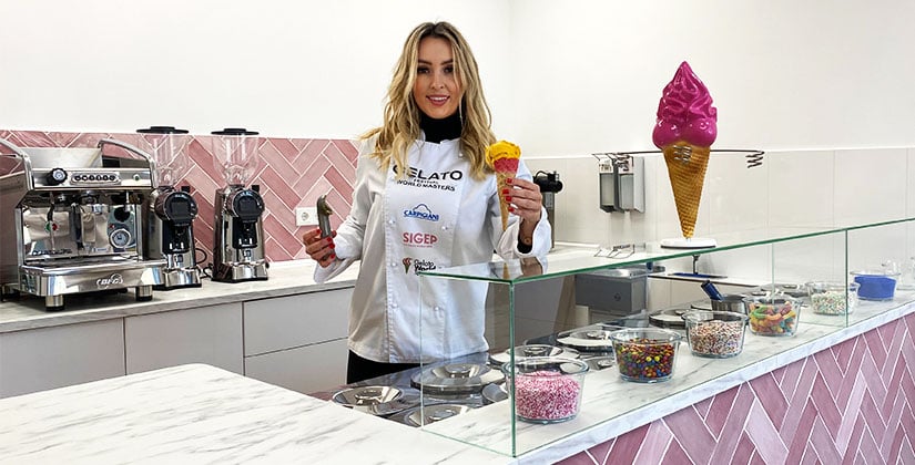Preisgekrönte Eismacherin: Angelika Szaban: Immer ‚das perfekte Rezept‘ Preisgekrönte Eismacherin: Angelika Szaban: Immer ‚das perfekte Rezept‘