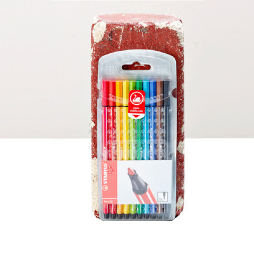 Premium-Filzstift STABILO Pen 68 mit 10 verschiedenen Farben 1St Premium-Filzstift STABILO Pen 68 mit 10 verschiedenen Farben 1St