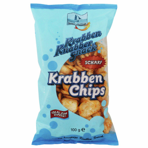 Krabben-Chips scharf 100g Krabben-Chips scharf 100g