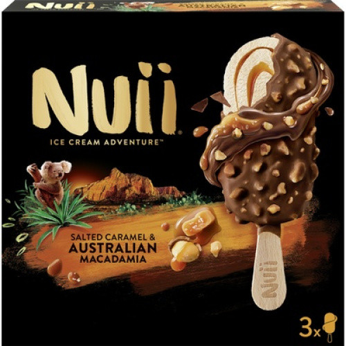 Nuii Salted Caramel&Australian Macadamia TK 3x90ml Nuii Salted Caramel&Australian Macadamia TK 3x90ml