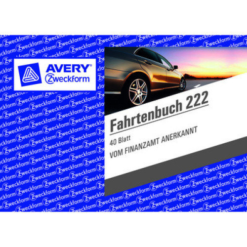 Fahrtenbuch 222 A6 40Blatt 5St Fahrtenbuch 222 A6 40Blatt 5St