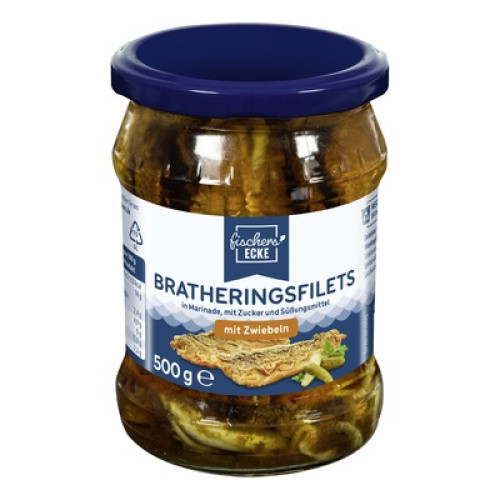 Bratheringsfilets frisch 500g Bratheringsfilets frisch 500g