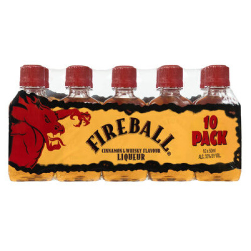 Fireball Likör 33% Vol., 10x0,05l Fireball Likör 33% Vol., 10x0,05l