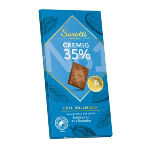 Edel Vollmich cremig 35% Schokoladentafel 100g Edel Vollmich cremig 35% Schokoladentafel 100g