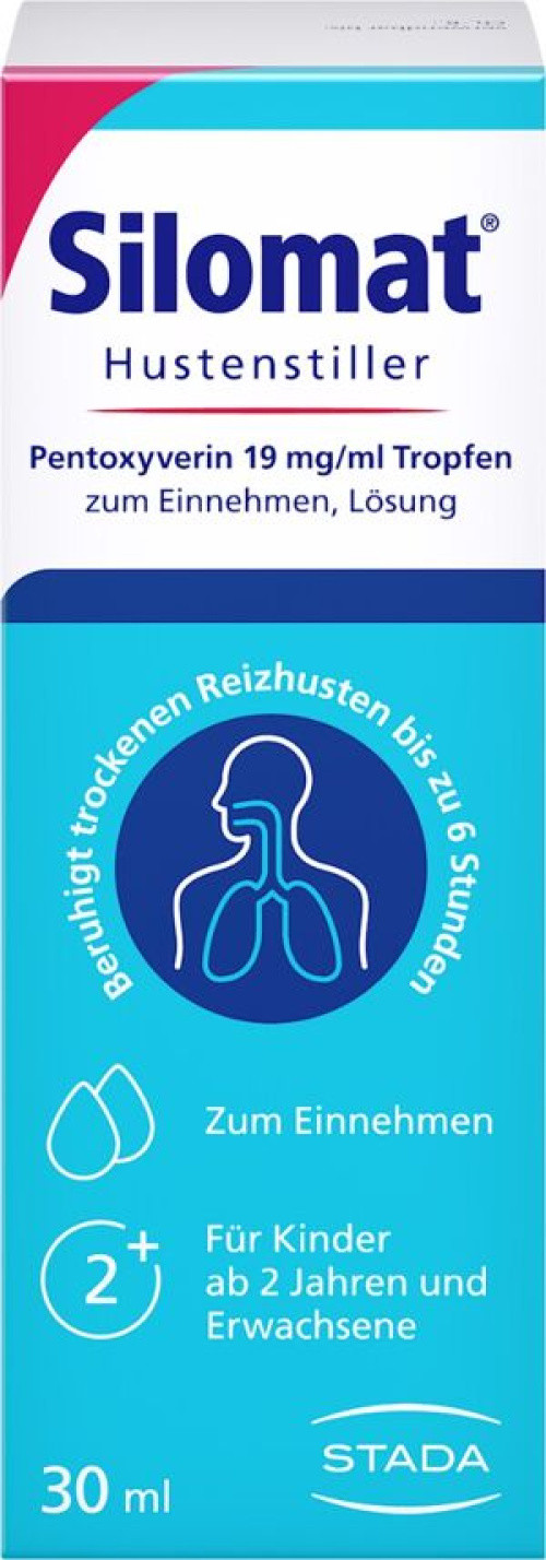 Silomat Hustenstiller Pentoxyverin 19mg/ml Tropfen Silomat Hustenstiller Pentoxyverin 19mg/ml Tropfen
