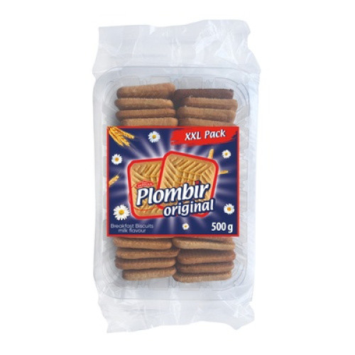 Plombir Breakfast Kekse XXL Milchgeschmack 500g Plombir Breakfast Kekse XXL Milchgeschmack 500g