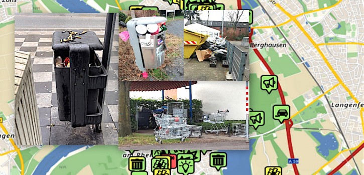 2022 gingen 1381 Meldungen bei der Stadt ein  