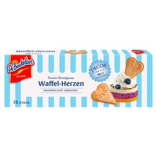 De Beukelaer Waffel-Herzen 16St De Beukelaer Waffel-Herzen 16St