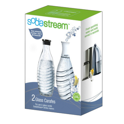 Sodastream Glaskaraffe 0,6 l 2St Sodastream Glaskaraffe 0,6 l 2St