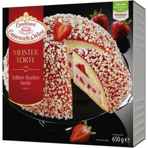 Erdbeer-Bourbon-Vanille Torte TK 650g Erdbeer-Bourbon-Vanille Torte TK 650g