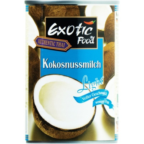 Exotic Food Kokosnussmilch 6% light 400ml Exotic Food Kokosnussmilch 6% light 400ml