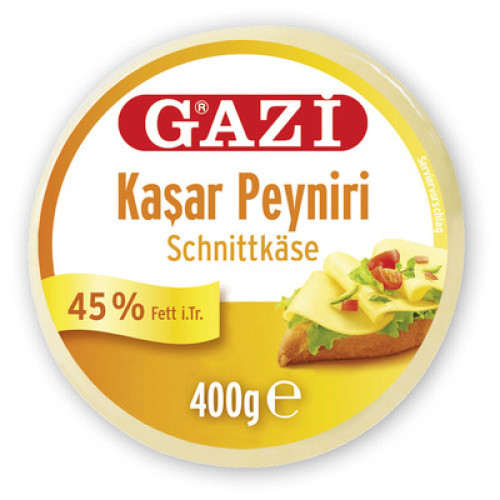 Gazi Kashkaval 45% frisch 400g Gazi Kashkaval 45% frisch 400g